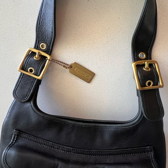 Coach 9340 Legacy Saddlebag, black leather, excellent condition authenticated - Picture 5 of 12